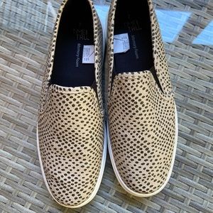 Beige with spots Slip On Shoe